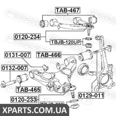 САЙЛЕНБЛОК ПЕРЕДНЬОГО НИЖНЬОГО РИЧАГУ TOYOTA LAND CRUISER 200 UZJ200/VDJ200 2007- FEBEST TAB465
