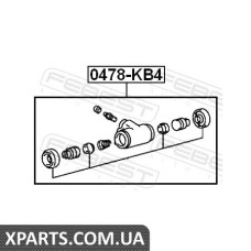 ЦИЛІНДР ГАЛЬМОВИЙ ЗАДНІЙ MITSUBISHI PAJERO/MONTERO SPORT CHALLENGER KH# 2008- FEBEST 0478KB4