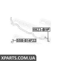 ВТУЛКА ПЕРЕДНЬОГО СТАБІЛІЗАТОРА D22 SUBARU LEGACY B14 2009- FEBEST SSBB14F22