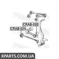 САЙЛЕНБЛОК ПЕРЕДНІЙ ПОПЕРЕЧНОЇ ТЯГИ FEBEST CRAB021