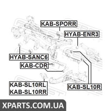 САЙЛЕНБЛОК ЗАДНЬОГО ПОДОВЖНОГО РИЧАГУ FEBEST KABSL10RR