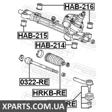 САЙЛЕНБЛОК РУЛЬОВОЇ РІЙКИ FEBEST HAB214