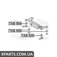 САЙЛЕНБЛОК ЗАДНЬОЇ БАЛКИ TOYOTA CAMRY ACV3#/MCV3# 2001-2006 FEBEST TAB504