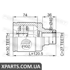 ШРУС ВНУТРІШНІЙ 30X40X27 HONDA ACCORD CL# 2002-2008 FEBEST 0311HRVLH
