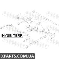 Втулка заднього стабілізатора D25 (HYUNDAI TERRACAN 2001-) FEBEST FEBEST HYSBTERR