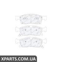 Колодки дискові гальмові, к-кт. FERODO FDB4403