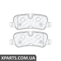 Колодки тормозные дисковые, к-кт. FERODO FDB4105
