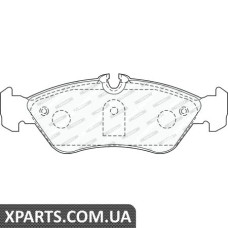 Колодки тормозные дисковые, к-кт. FERODO FVR1876