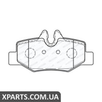 Колодки дискові гальмові, к-кт. FERODO FVR1494
