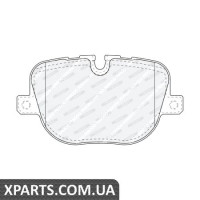 Колодки дискові гальмові, к-кт. FERODO FDB4106