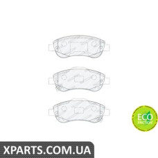 Колодки дискові гальмові, к-кт. FERODO FDB4228