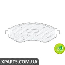 Колодки дискові гальмові, к-кт. FERODO FDB1699