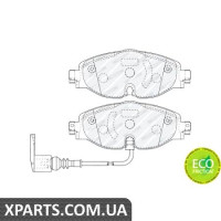 Колодки дискові гальмові, к-кт. FERODO FDB4433