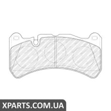Гальмiвнi колодки, к-кт. Ferodo FDB4212