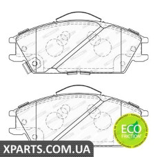 Колодки дискові гальмові, к-кт. FERODO FDB4076