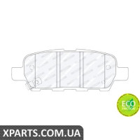 Колодки дискові гальмові, к-кт. FERODO FDB1693