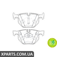 Колодки дискові гальмові, к-кт. FERODO FDB4067