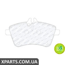 Колодки дискові гальмові, к-кт. FERODO FDB1750