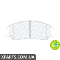 Колодки дискові гальмові, к-кт. FERODO FDB1669