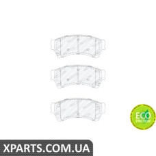 Колодки дискові гальмові, к-кт. FERODO FDB4062