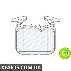 Гальмiвнi колодки, к-кт. Ferodo FDB4611