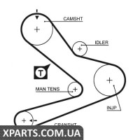 Ремінь ГРМ Gates 5495XS