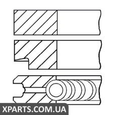 Комплект кілець на поршень GOETZE 0878060010