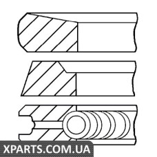 Комплект кілець на поршень GOETZE 0843610700