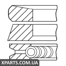 Комплект кілець на поршень GOETZE 0813750700