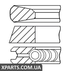 Комплект кілець на поршень GOETZE 0878520000