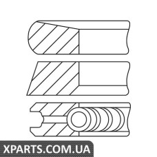 Комплект кілець на поршень GOETZE 0844310800