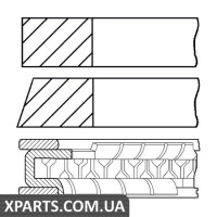 Комплект кілець на поршень GOETZE 0811610000