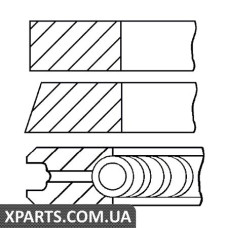 Комплект кілець на поршень GOETZE 0815200700