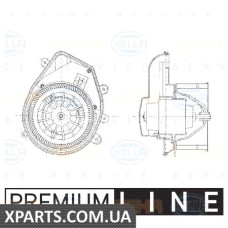 Вентилятор кабiни кондиц.  HELLA