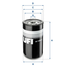 Фильтр масляный UFI 2313800