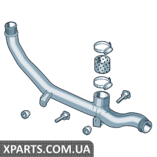Труба наддувного повітря VAG 7P0145792