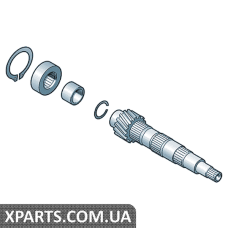 Ведомий вал VAG 02T311198G
