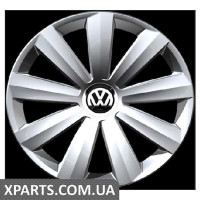 Ковпак колесаблискучий chrom/чорний VAG 3AA601147VZN