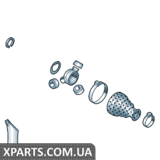 Пыльник ШPУCа с монтажнымидеталями и пластичной смазкой VAG 6QD498201