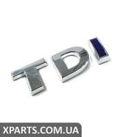 Напис блискучий chrom/синій/чорний VAG 5C6853675AEWWS