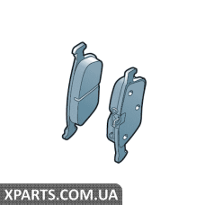 1 комплект гальмівних колодок для дискових гальм VAG 8V0698451B