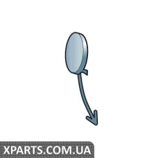 Крышка для буксировочной петлигрунтованная VAG 6R0807241AGRU