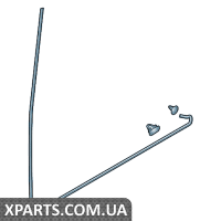 Ущільнення зсувних дверей здавачем захисту від затискання VAG 7E0843786A