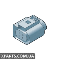 Корпус плоского роз'єму з фіксатором контактів VAG 4H0973712