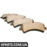 Комплект гальмівних колодок, дискове гальмо JPGROUP - 1163705710