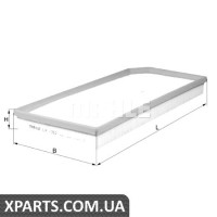 Повітряний фільтр KNECHT LX1262