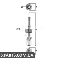 Фільтр паливний KNECHT KL983D