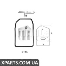 Гідрофільтр, автоматична коробка передач KNECHT HX163KIT