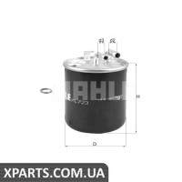 Паливний фільтр KNECHT KL723D