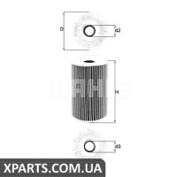 Фільтр масляний KNECHT OX351D